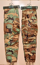 2 Pair US ARMY Trousers Pants Combat Woodland BDU Medium / Regular picture