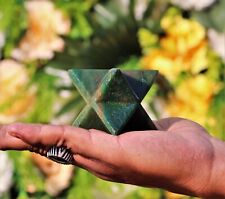 70MM Green Kyanite Merkabah Chakra Balance Energy Crystal Healing Gemstone Star picture