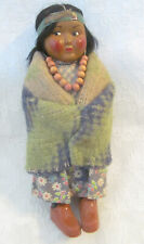 Vintage SKOOKUM Indian Child Doll BULLY GOOD Trademark~All Original 6.25