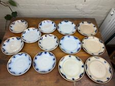 13 Pcs C.1860 Elsmore & Forster, Tunstall ~ Saucers & Plates ~ China & Ironstone picture