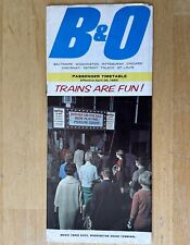 1965 B&O PASSENGER TIME TABLE TRAINS ARE FUN APRIL 25, 1965 Baltimore & Ohio picture