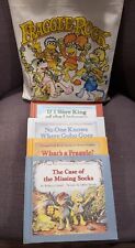 Fraggle Rock Vintage 4 Books and Collectible Canvas Book Tote Tag 1985 Muppets picture