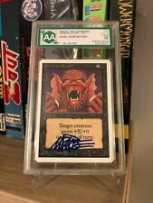 HOWL FROM BEYOND UNLIMITED GRADED AA MAGIC THE GATHERING MTG SIGNED MARK POOL picture