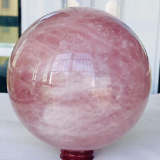 3760g Natural Pink Rose Quartz Sphere Crystal Ball Reiki Healing picture
