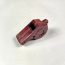 Field Siren Military Police Training Whistle Vintage 1940s Red Brown Bakelite picture