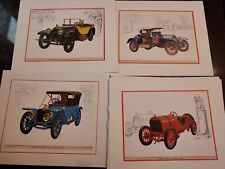 World Aerospace Corp Vintage Car Prints, Printed In 1977 picture