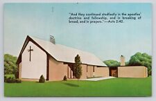 Apostolic Lutheran Church Southfield Michigan Postcard 2040 picture