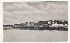 Chesapeake Beach Pier Buildings Maryland MD 1910 picture