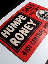1960s Humpe Roney Realtor Hardboard Wood St Petersburg FL Sign 16