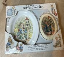 The World of Beatrix Potter Soap and Ceramic Dish Set in Box, 1988 BOX DAMAGED picture