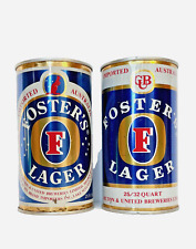 FOSTER'S LAGER BEER Cans ~ 2 Different variations  ~ picture