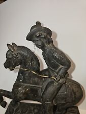 Buffalo Bill Molded Statue Unsigned Rodeo King On Horseback picture