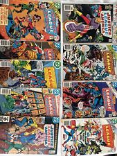 Justice League of America lot, issues #130  144 145 148 149 152 158 195 225, DC picture
