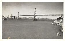 Vintage Postcard 1930's San Francisco Oakland Bay Bridge California CA picture