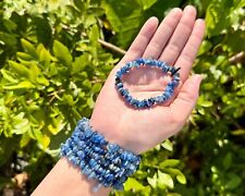 Blue Kyanite Chip Bracelet (Gemstone Crystal Bracelets, Blue Kyanite Bracelet) picture