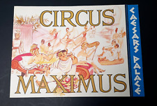 1972 Circus Maximus Menu Caesars Palace Hotel Las Vegas Nevada 9 x 12 picture
