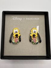 New Disney X BaubleBar Pluto Dog Bejeweled Earrings NIB  picture