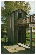 Vintage Big John Double Decker Cabin Montana Postcard Unused Chrome picture