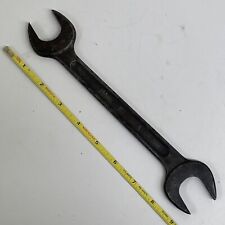 Vintage Antique Made in USA Drop Forged 15/16” & 1” Double Open End Wrench picture