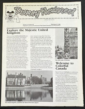 Vintage Walt Disney Newsreel Employee Newsletter 1982 September 24 Issue picture