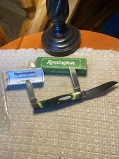 REMINGTON UMC Knife Made In USA 9501 JUMBO Stockman Green Saw Cut Delrin NOS picture