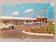 Vtg Postcard Arlington VA Motel Merrimac Modern Restaurant Old Cars 1960s picture