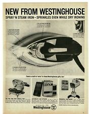 1962 WESTINGHOUSE Spray N Steam Iron Vintage Print Ad picture