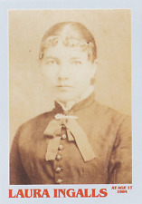Little House on the Prairie Laura Ingalls Age 17 Circa 1884 Postcard 1990's picture