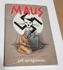 Maus: A Survivor's Tale 1986 Holocaust Softcover Book by Art Spiegelman picture