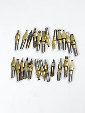 24 Vintage Ross F George & Hunt Speedball Fountain Pens Calligraphy Nibs/ Tips  picture