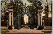 1907 Potsdam Gingang Zum Park Von Sanssouci Germany Posted Postcard picture