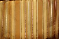 Striped Silk Taffeta Fabric ~ Mauricio Collection ~ Butter Rum picture