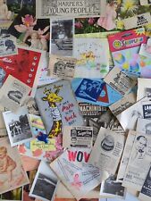 Junk journal Vintage paper Book Pages Photos Postcards Ads Greeting Cards 75 Pc picture