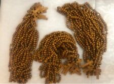 25 package X 12 total 300 olive wood catholic rosaries from NAZARETH HOLY LAND picture