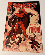 Avengers 57 1st appearance of the Vision.1968 key Original Owner picture