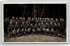 RPPC Group Portrait Unknown German Heavy Weapons Platoon Machine Guns Postcard picture