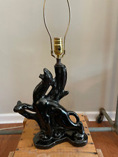 1950s Royal Haeger Black Panther Lamp picture