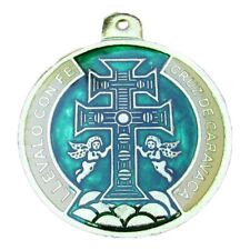 Amuleto Cruz de Caravaca Proteccion / Caravaca Cross Amulet Protection Green picture