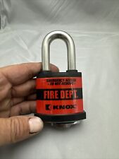 Knox Lock Emergency High Security Fire Padlock Locksport Law Enforcement picture