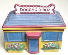 Vintage Omnibus Dog Treat Cookie Jar American Roadside Doggy Diner Ceramic picture