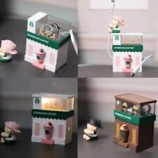 Hot Sale Starbucks Coffee House Bear Pink Brown Nightlight Toys Wire Winder Gift picture
