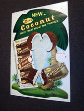 Circa 1950s Mars Coconut Candy 3 ½ Foot Poster picture