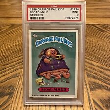 1986 GARBAGE PAIL KIDS STICKERS #122a Broad Maud - OS Original Series 3 - PSA 9 picture