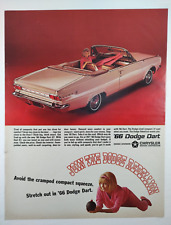 1966 Dodge Dart Vintage Retro Print Ad 