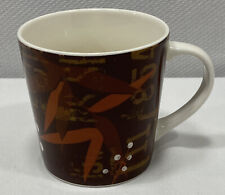 Starbucks Autumn Coffee Tea Mug Cup Leaves Orange Brown Red Fall 16oz - 2006 picture