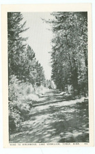 TOWER,MINNESOTA-ROAD TO BIRCHWOOD-LAKE VERMILION-B/W-#186-(MN-TMISC*) picture