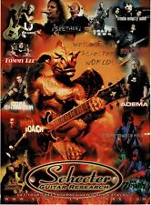 Schecter Guitar Research - Seether / Papa Roach / Adema / AAF - 2003 Print Ad picture