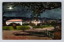 Berkeley CA-California, University of California at Night, Vintage Postcard picture
