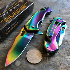 Tac Force Tactical Outdoor Gentleman's Spring Assisted Pocketknife [Rainbow] picture