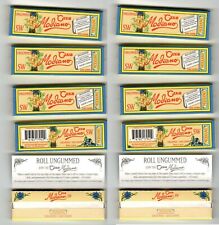 10X CLUB MODIANO ROLLING PAPERS SINGLE WIDE UNGUMMED 50 LEAVE PER PACK TOTAL 500 picture